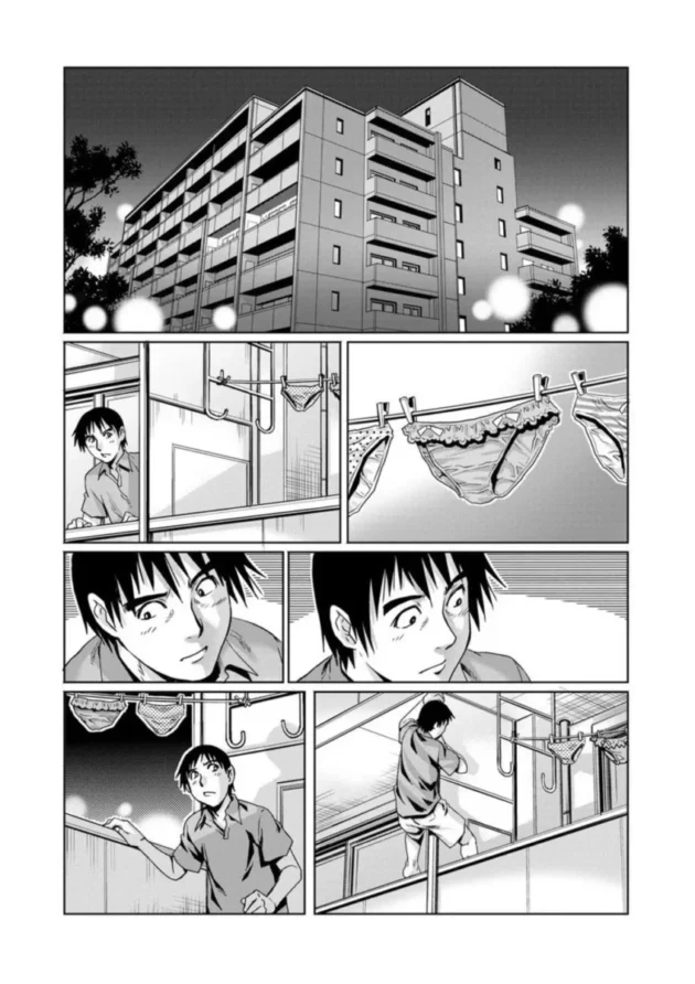 【エロ漫画】やながわ理央-欲求不満な団地妻はイケない快楽に溺れる1-3_(52)